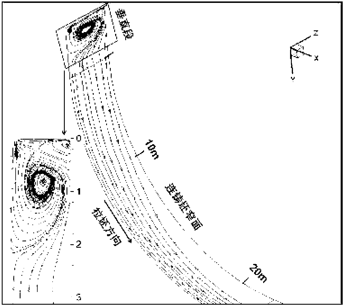 Method for removing inclusions by means of determining height of vertical section of continuous casting machine for extra-thick slabs