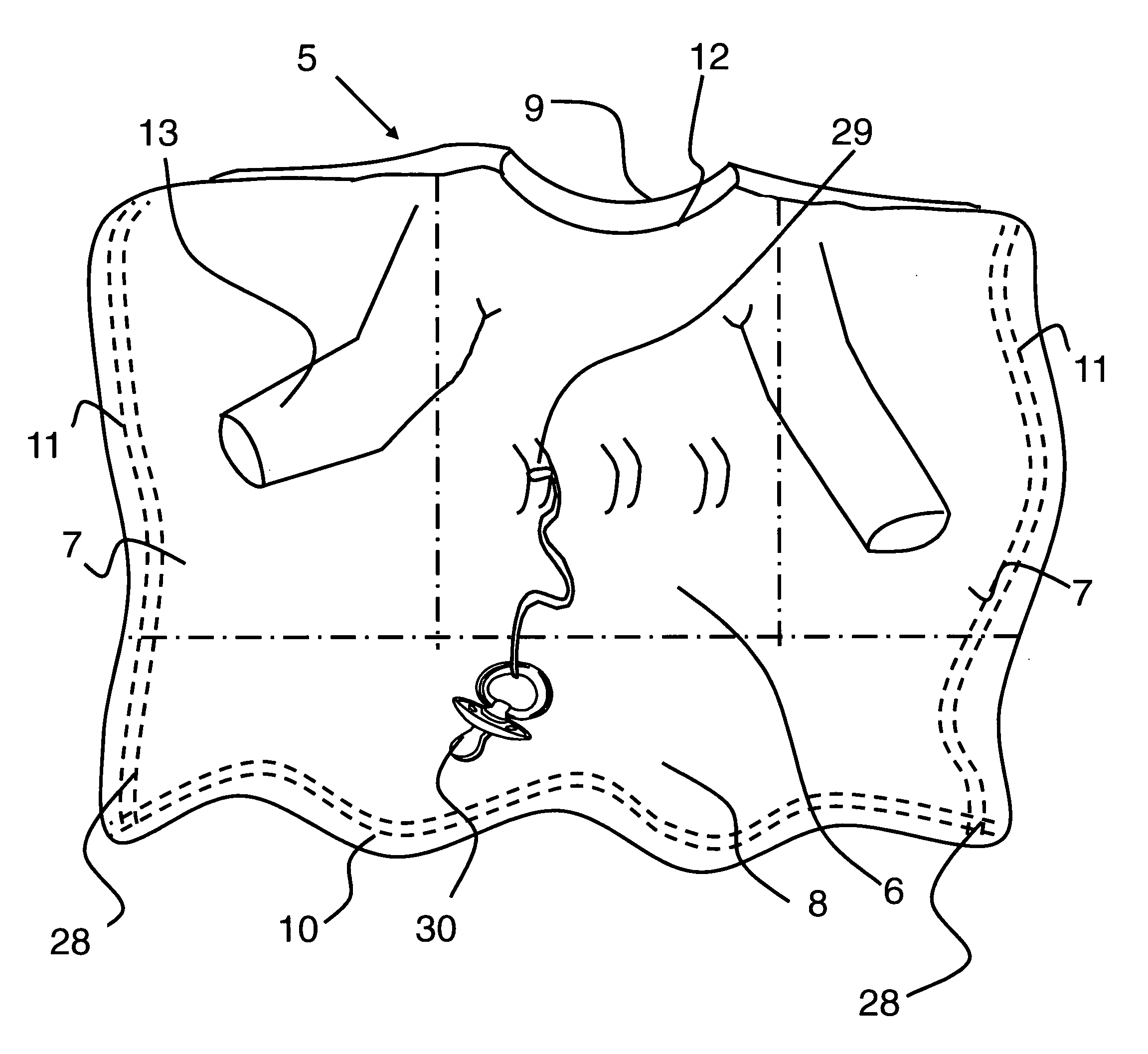 Blanket for placement upon an infant secured in a seat and method of use