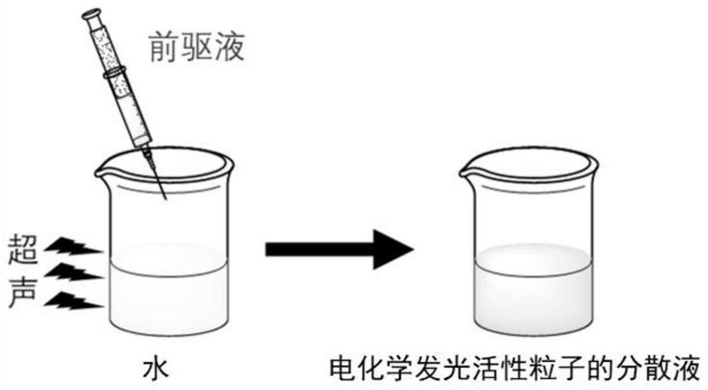 Electrochemiluminescence active particle, and preparation method and application thereof