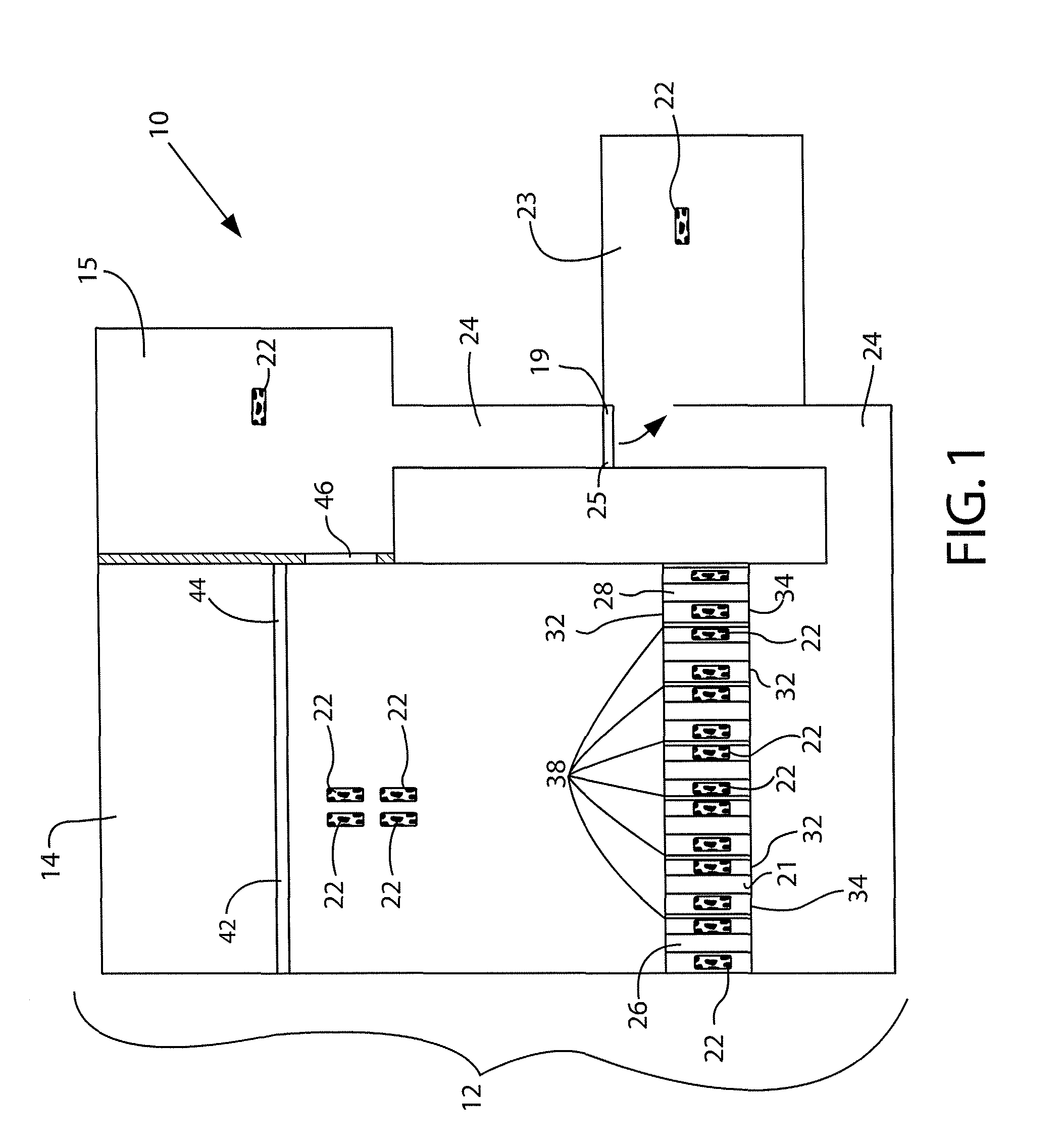 System for milking cows and method