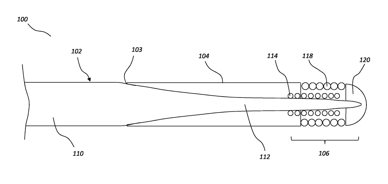 Guidewire devices having distally extending coils and shapeable tips