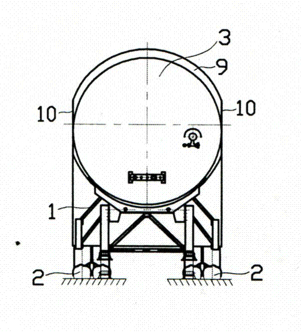 Low-temperature liquefied natural gas semitrailer tank truck