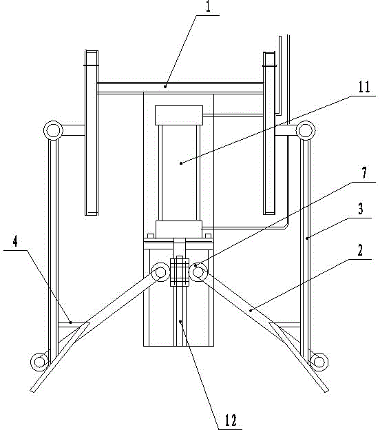 Anti-falling device of tightening element of small box fastener for electrolytic aluminum multifunctional crown block