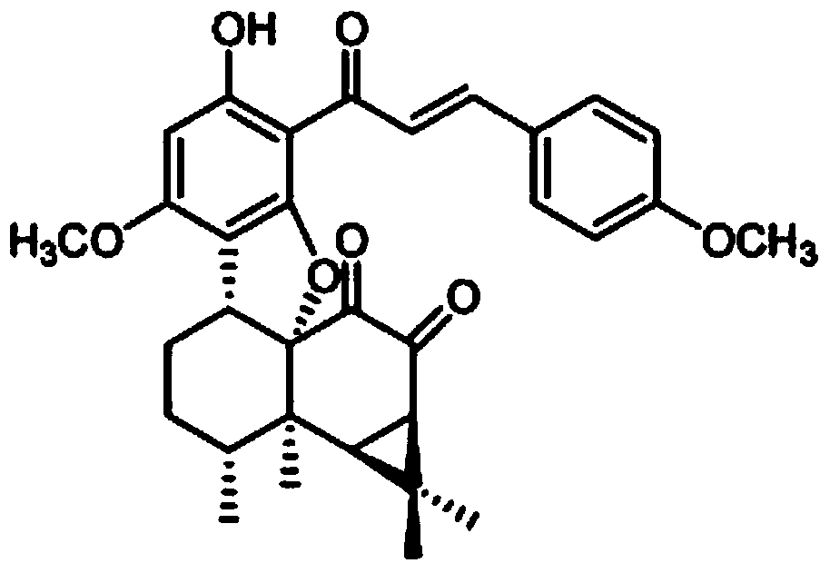 Application of Nardoaristolones A in preparing medicines for treating rheumatoid arthritis