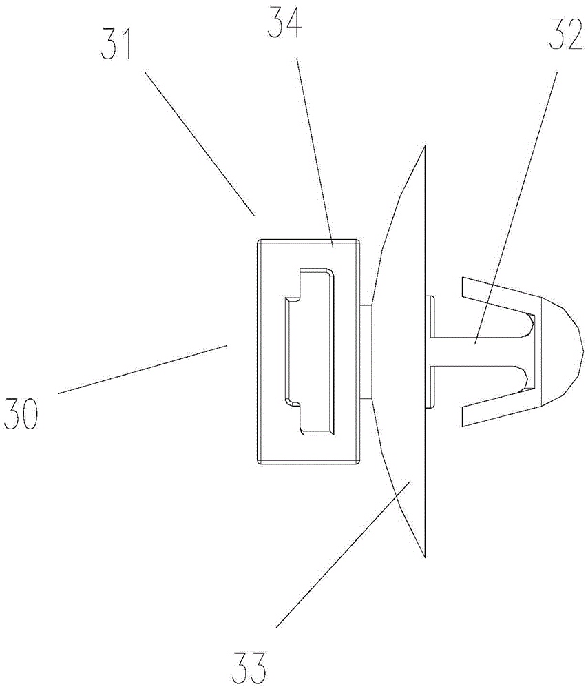 Vehicle cable fixing apparatus and vehicle equipped with same