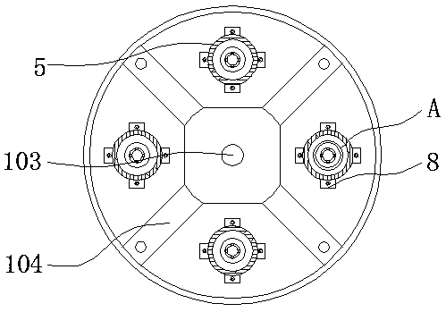 Tension stretch detecting device for facilitating clamping of spring processing