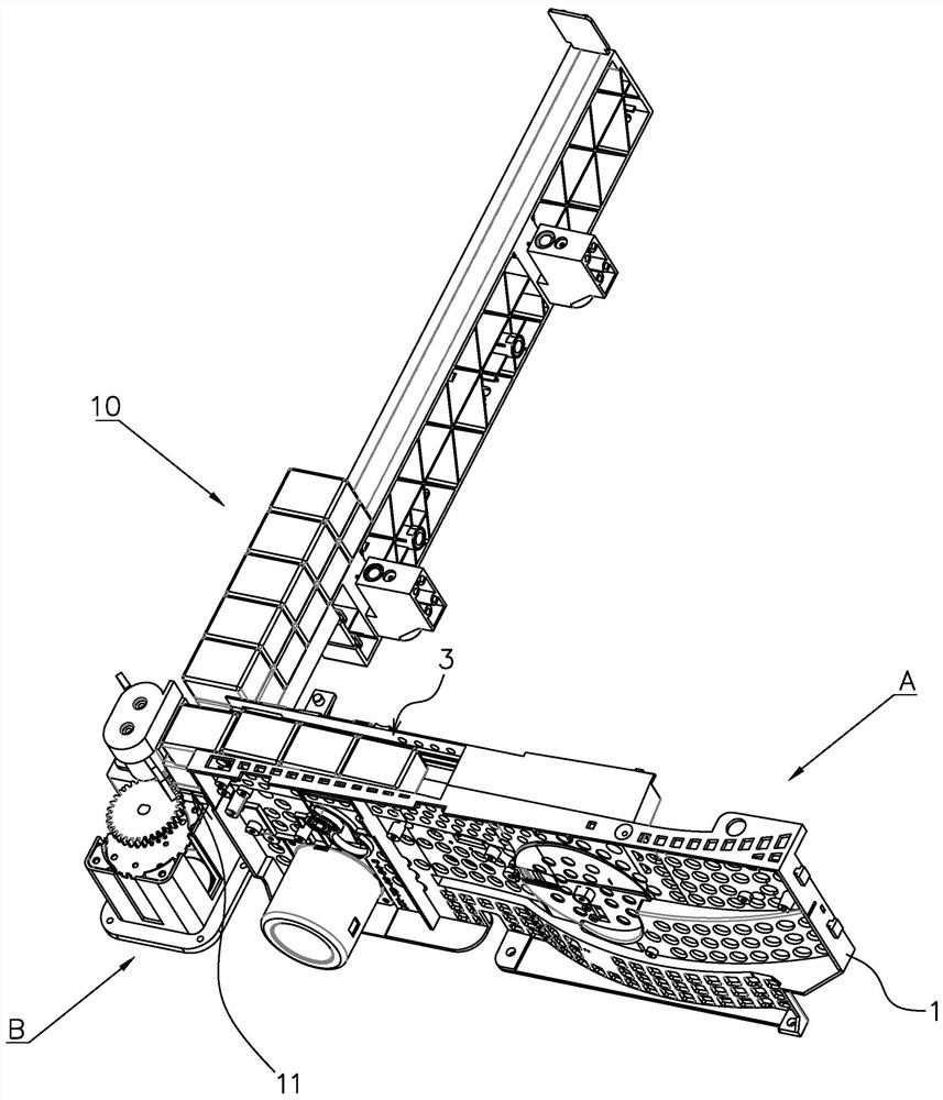 Stacking and pushing device of full-automatic mahjong machine