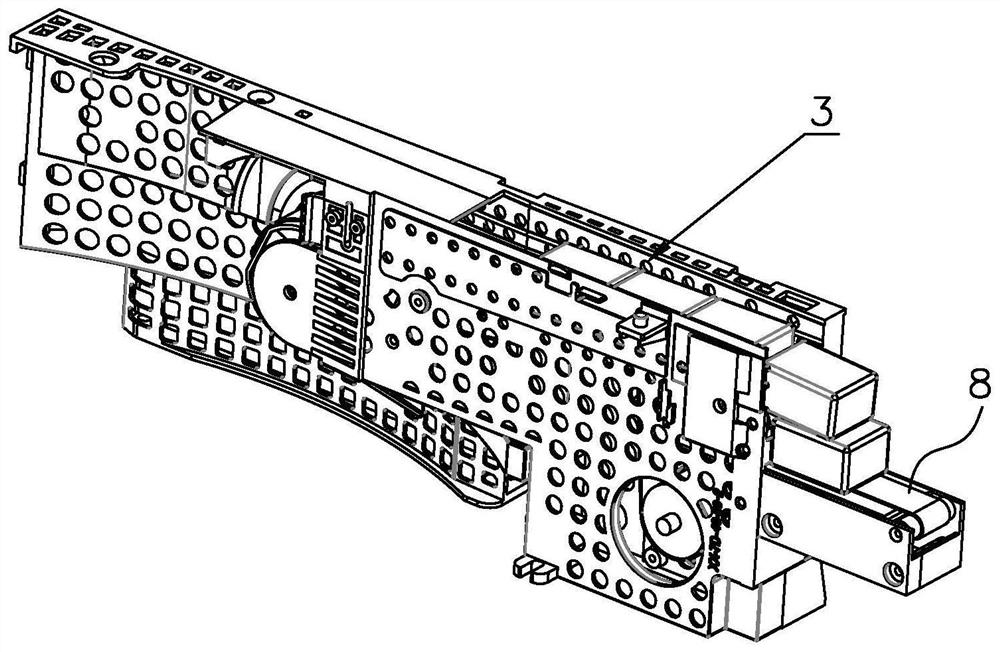 Stacking and pushing device of full-automatic mahjong machine