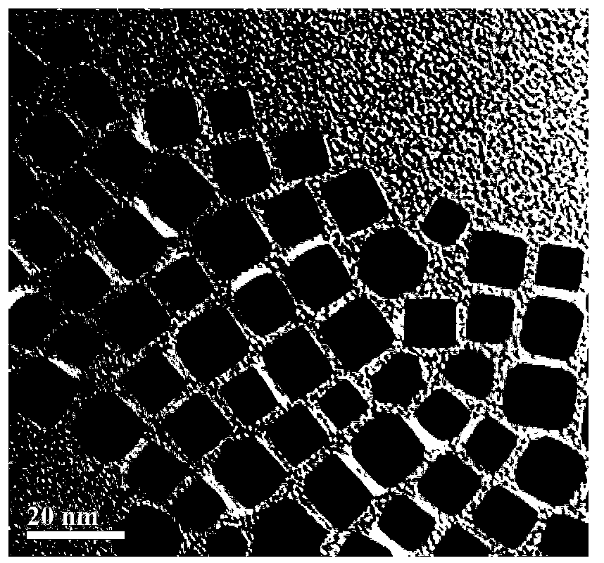 Nanometer nickel-based polyhedron catalyst used for aromatic ring hydrogenation, preparation method thereof and application thereof