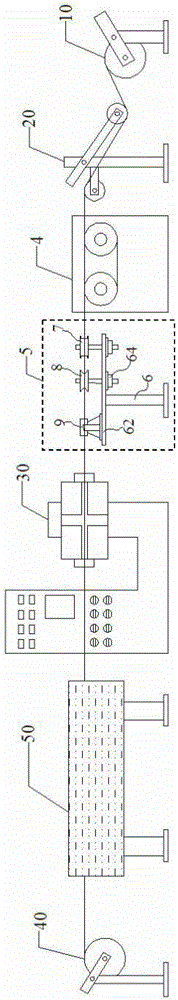 Stranding device for communication data flexible cable