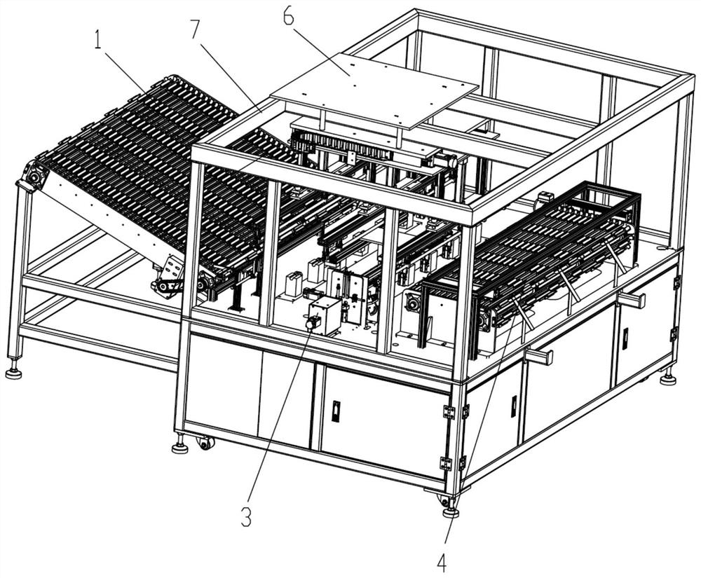 Automatic circulation device for metal hose manufacturing process