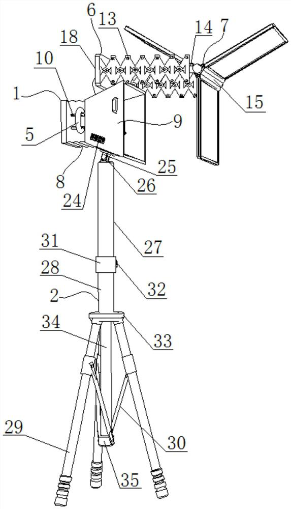 A kind of home multifunctional projection device