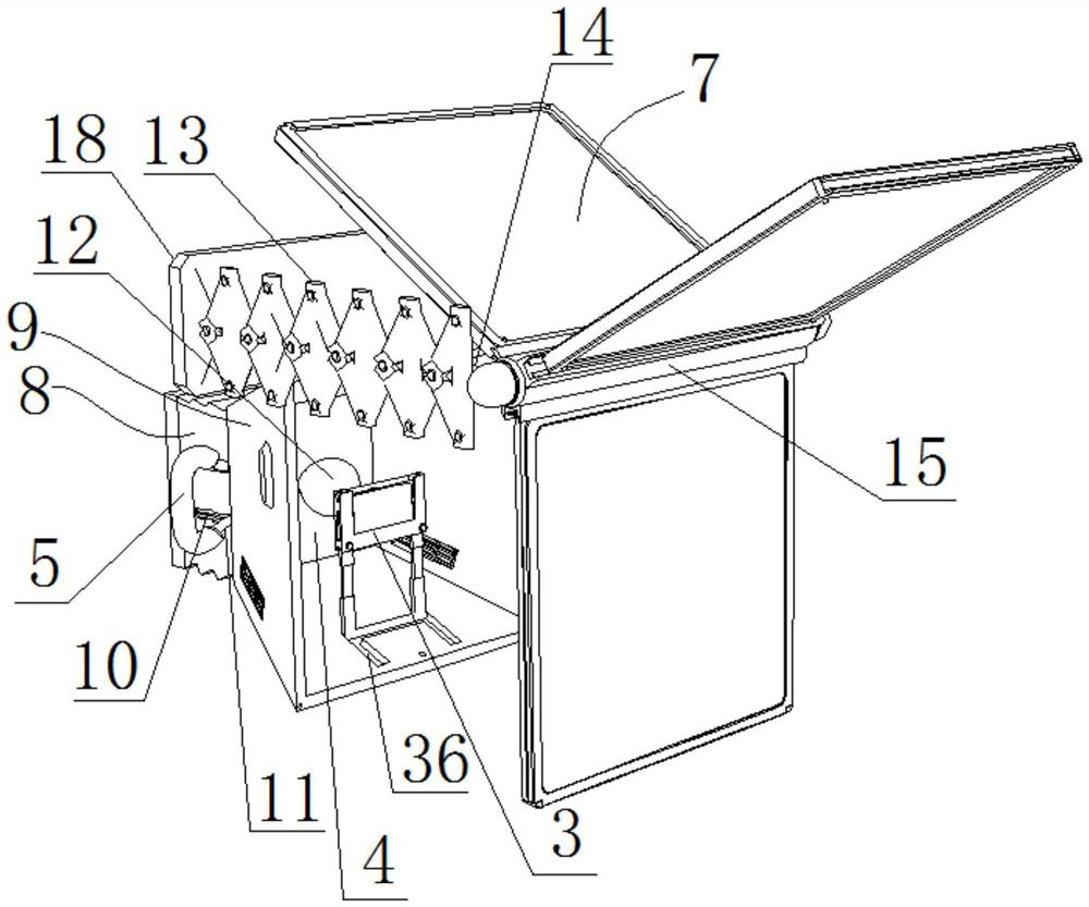 A kind of home multifunctional projection device