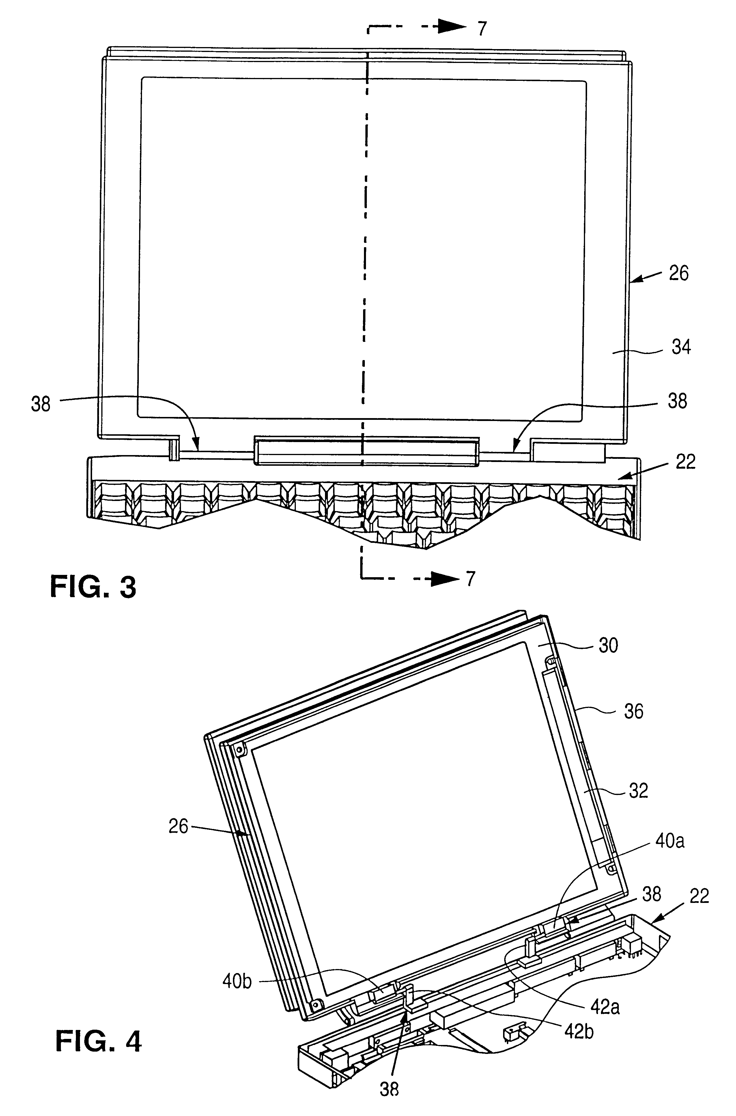 Thermally efficient portable computer incorporating deploying CPU module