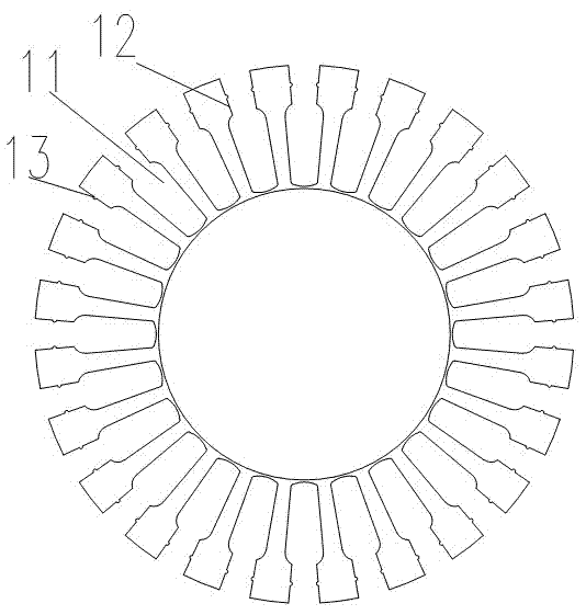 Motor stator and manufacturing method thereof