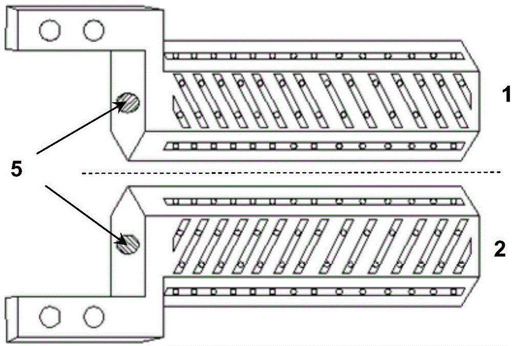 Coiling needle of square lithium battery