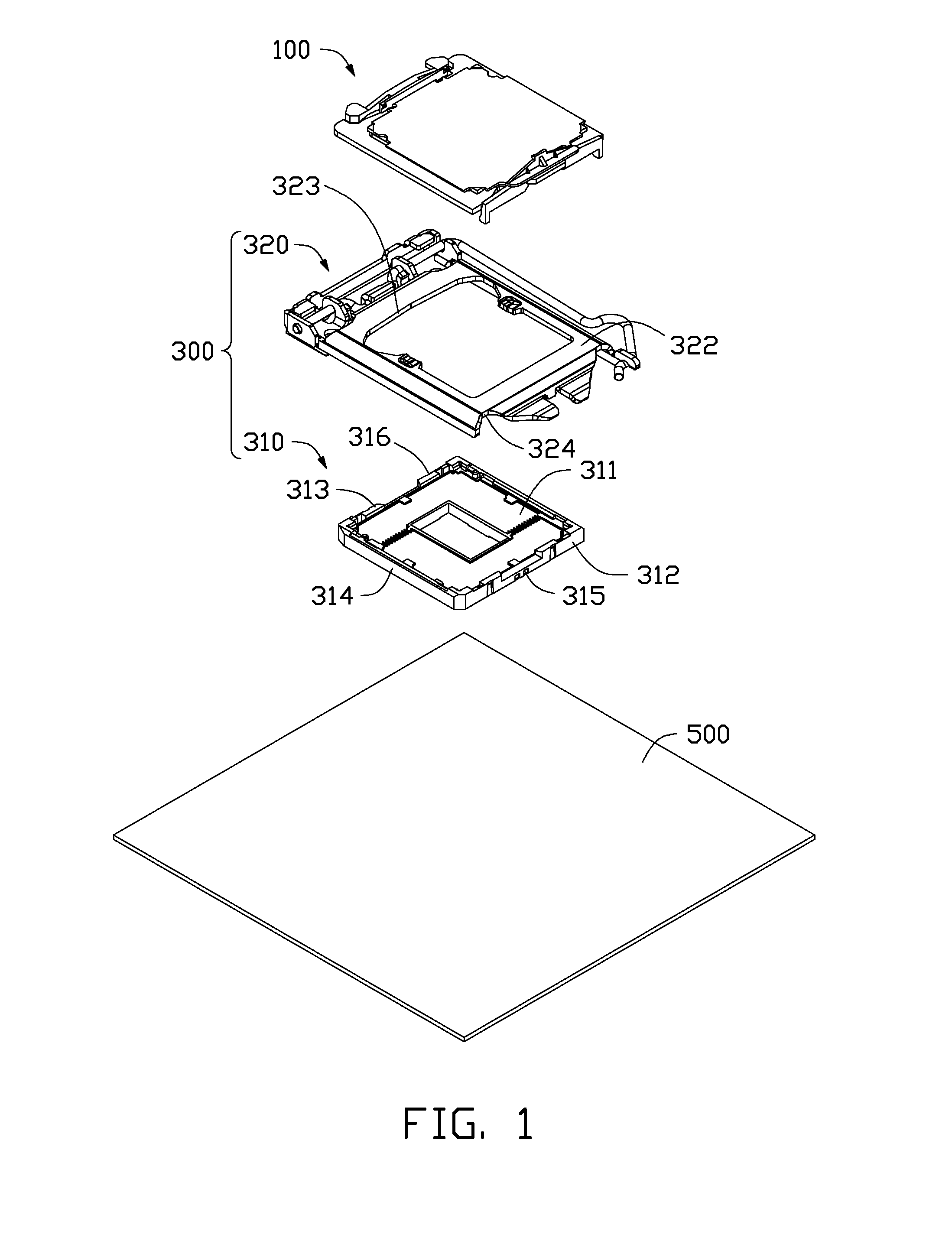 Central processing unit socket assembly