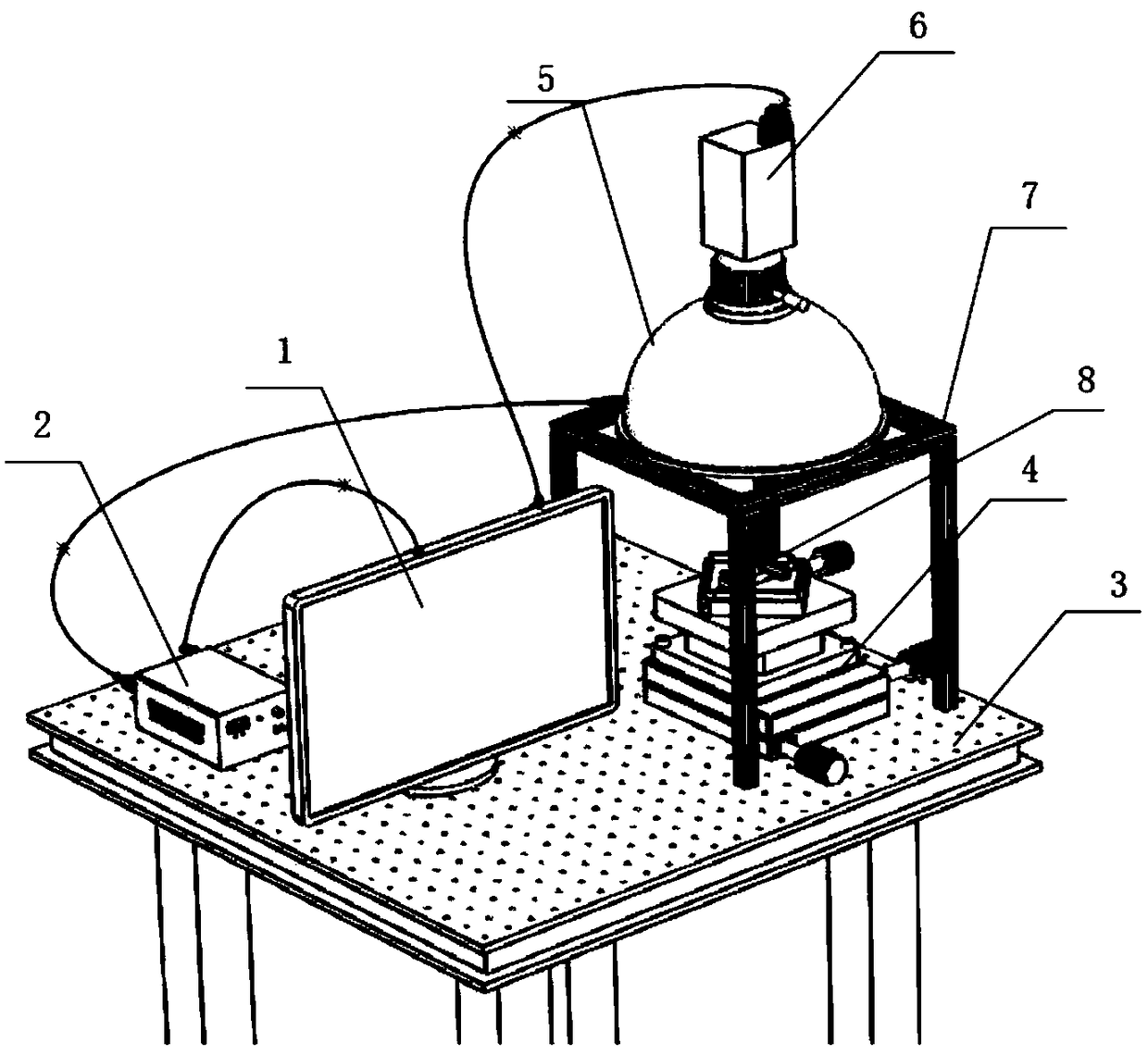 A color matching instrument of optimized color difference resolution and testing method