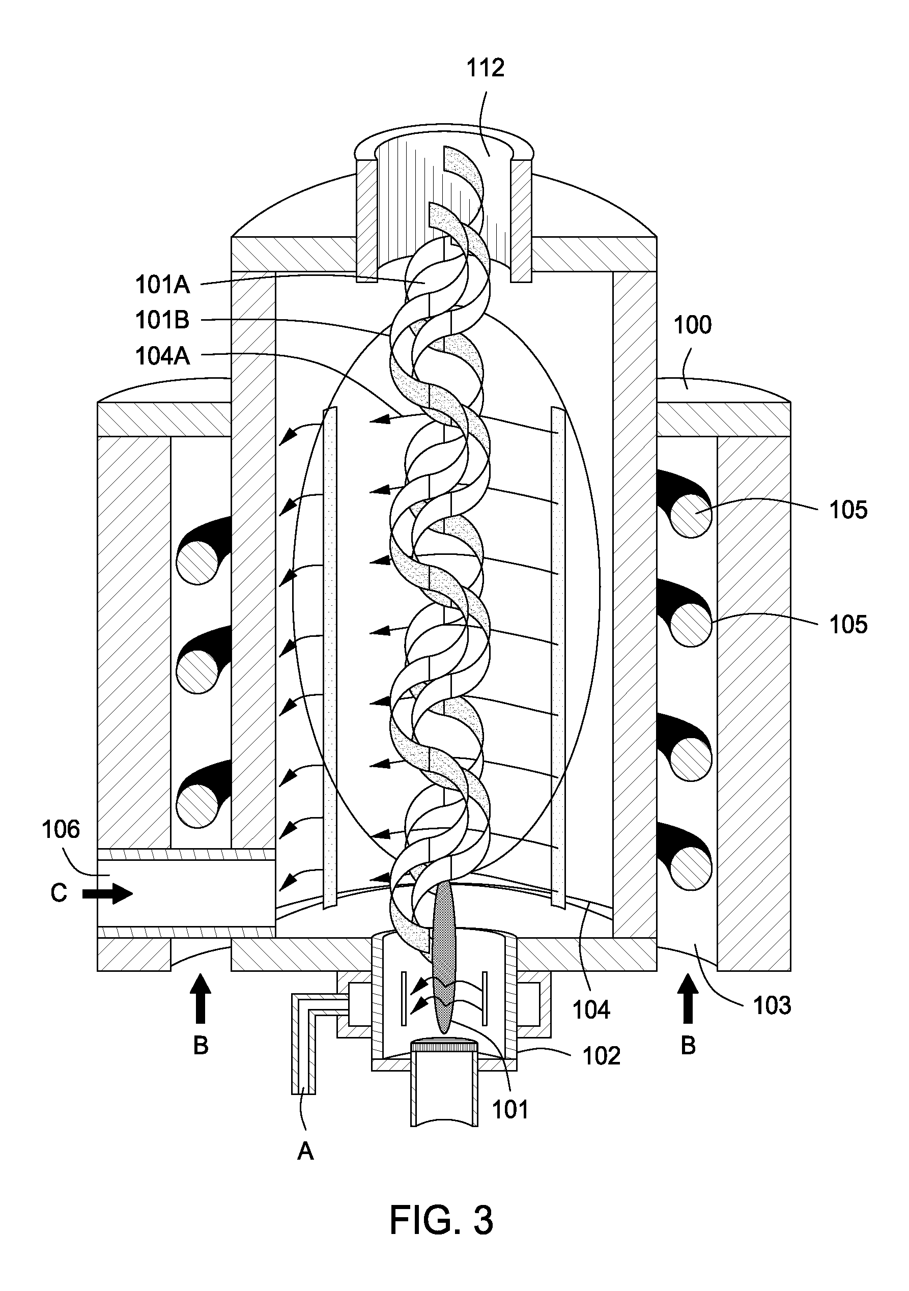 Apparatus for Treating a Substance with Wave Energy from Plasma and an Electrical Arc