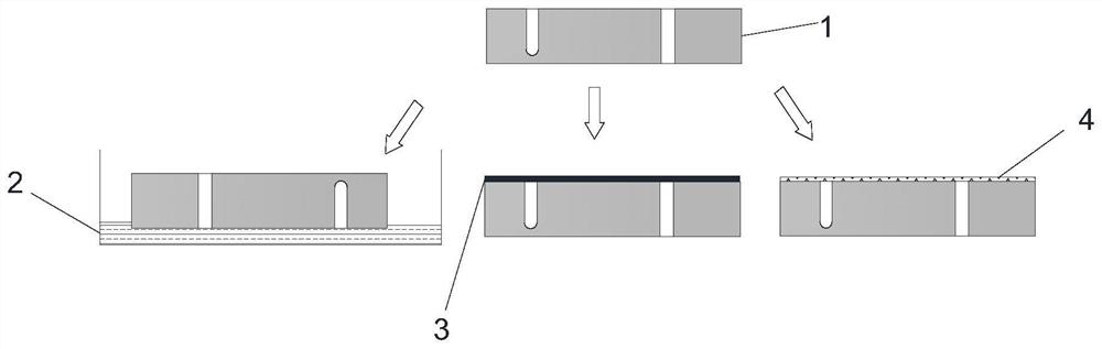 Support plate hole filling process based on metal imprinting