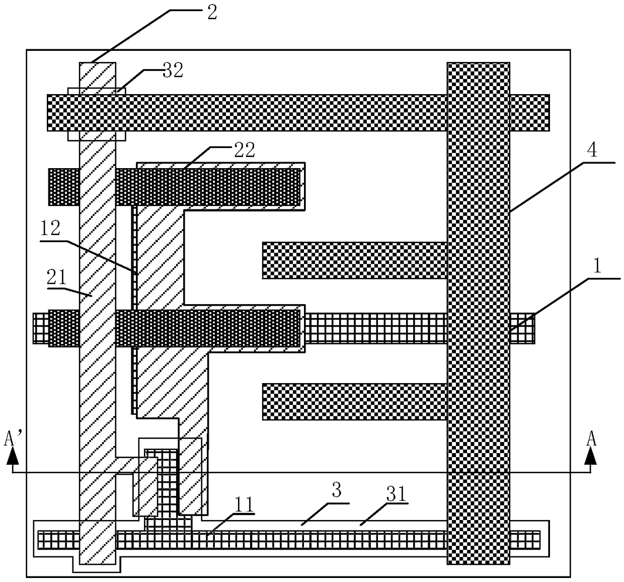 MSM X-ray detector and electronic device