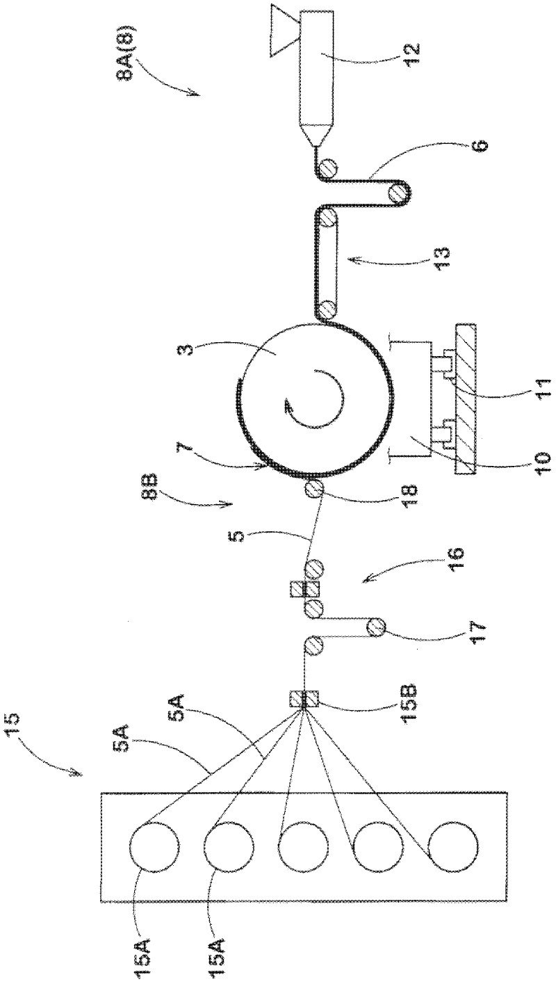 Method of manufacturing tire ply material