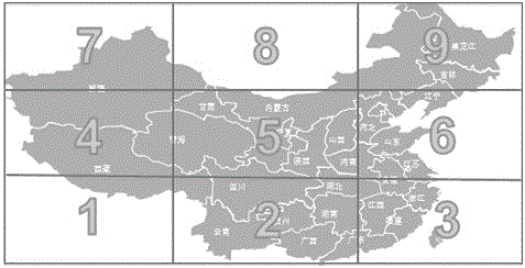 Grid segmentation-based large-scale vehicle road network real time speed limit calculation method