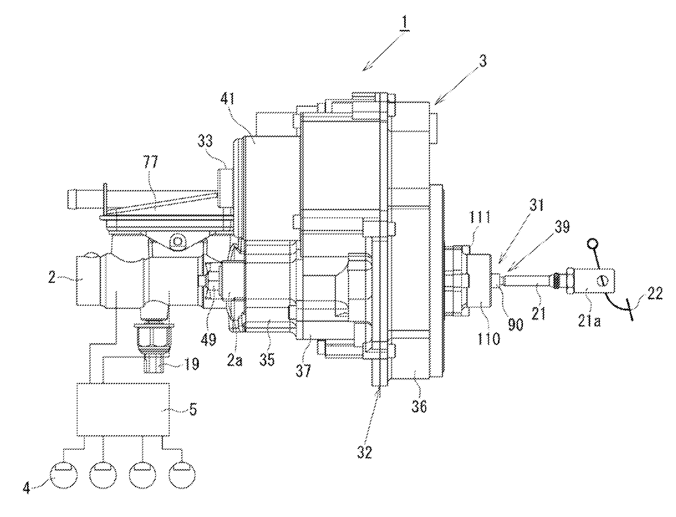 Electric motor-driven booster