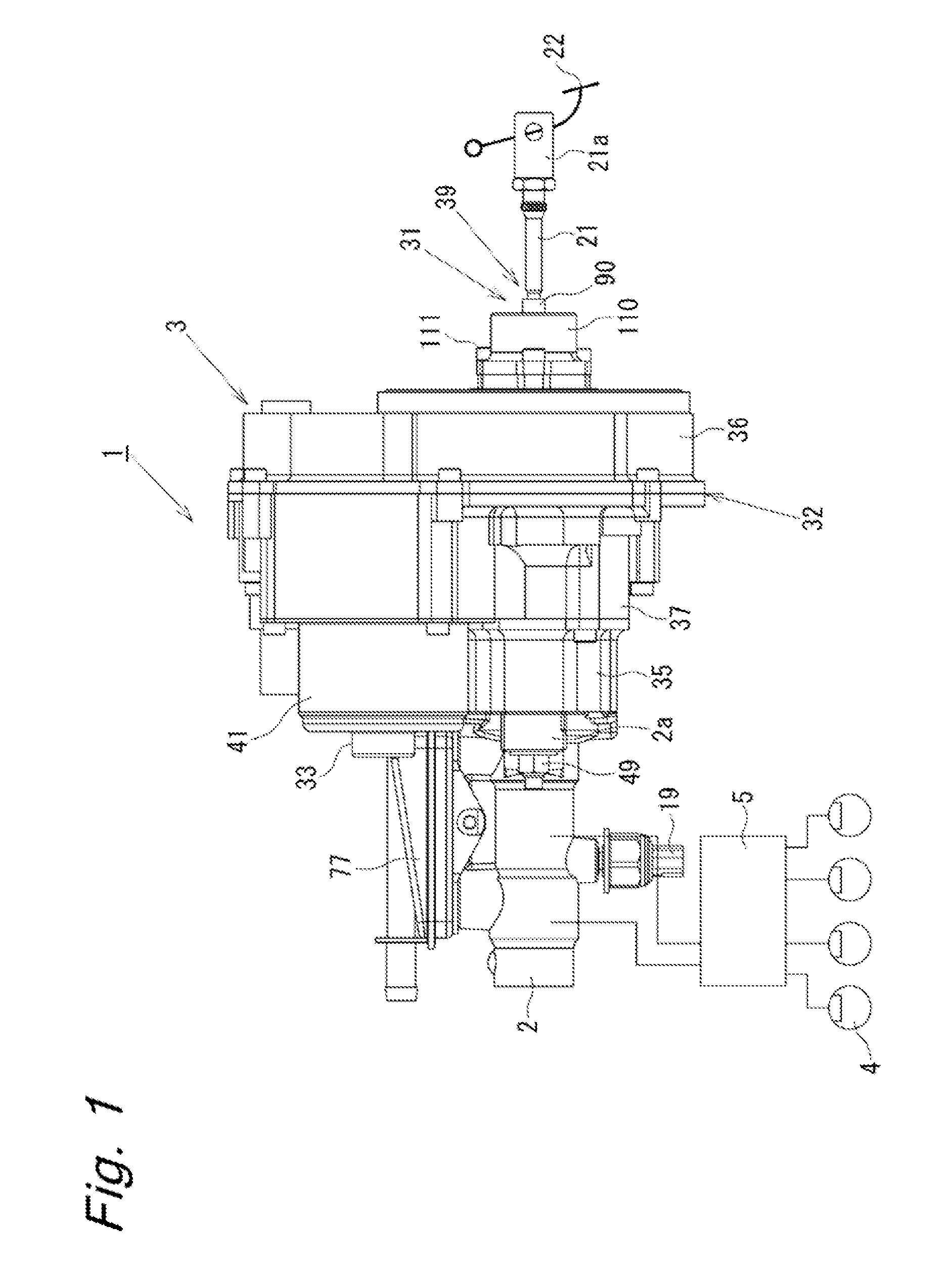 Electric motor-driven booster