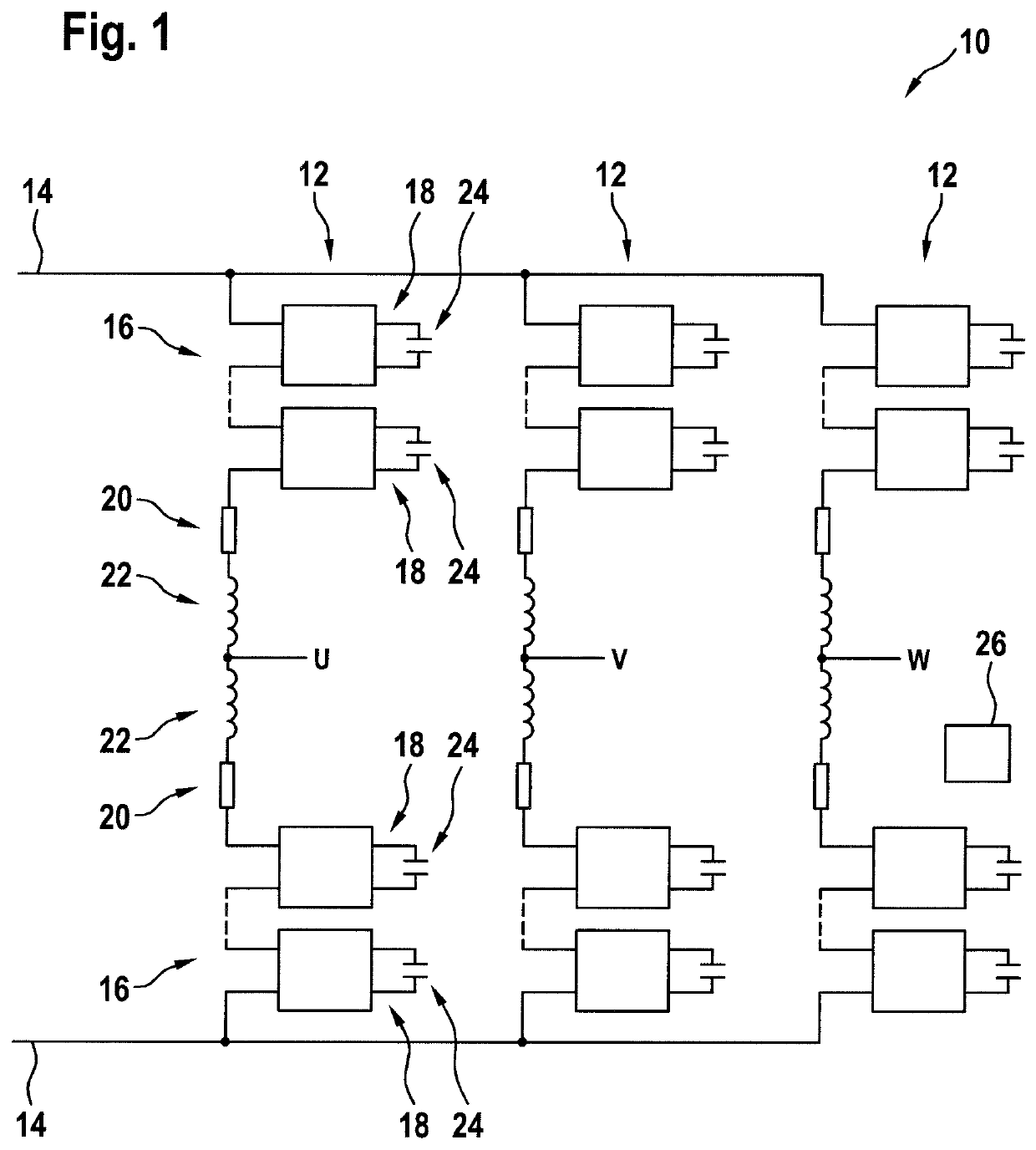 Converter cell with integrated photovoltaic cell