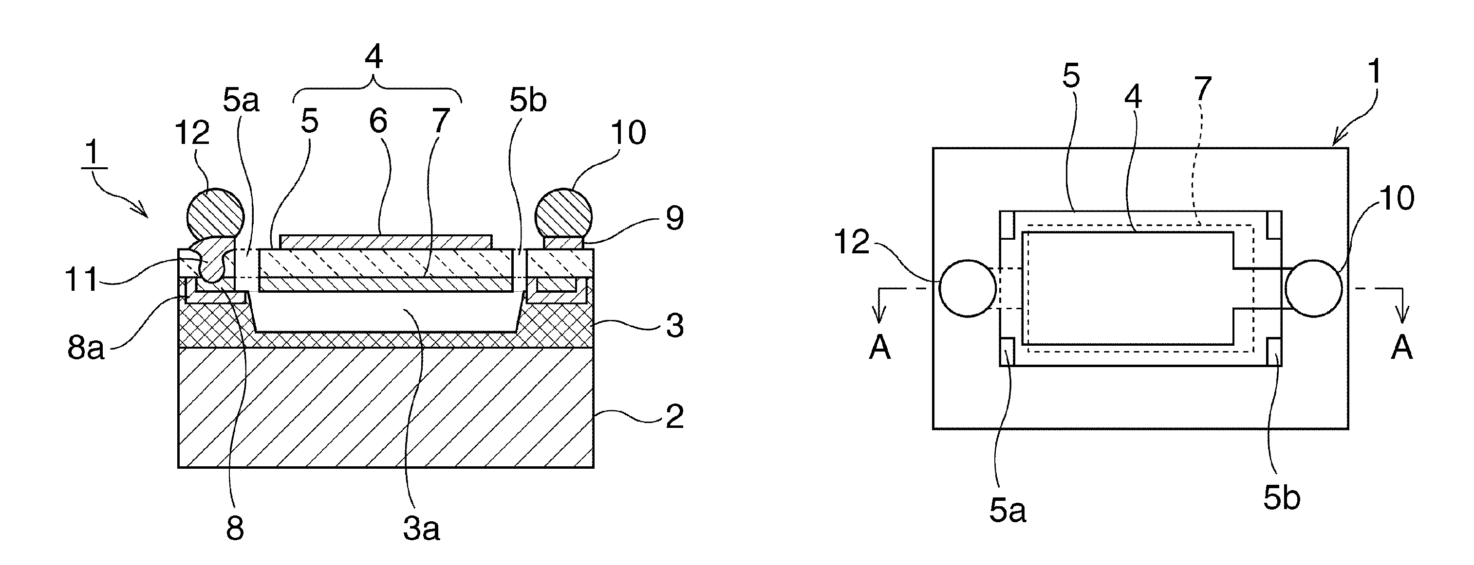 Piezoelectric bulk wave device, and method of manufacturing the piezoelectric bulk wave device