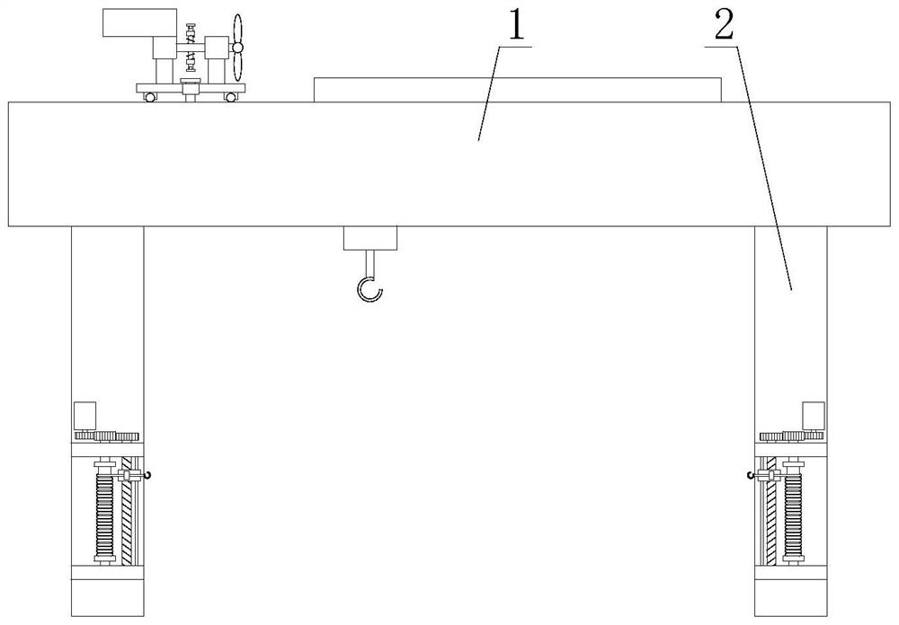 A high-stability safe hoisting device for ship maintenance