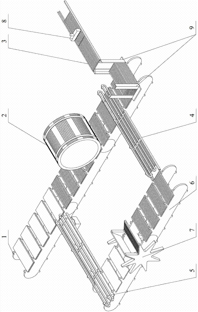 Pencil production line and rubber core machine thereof