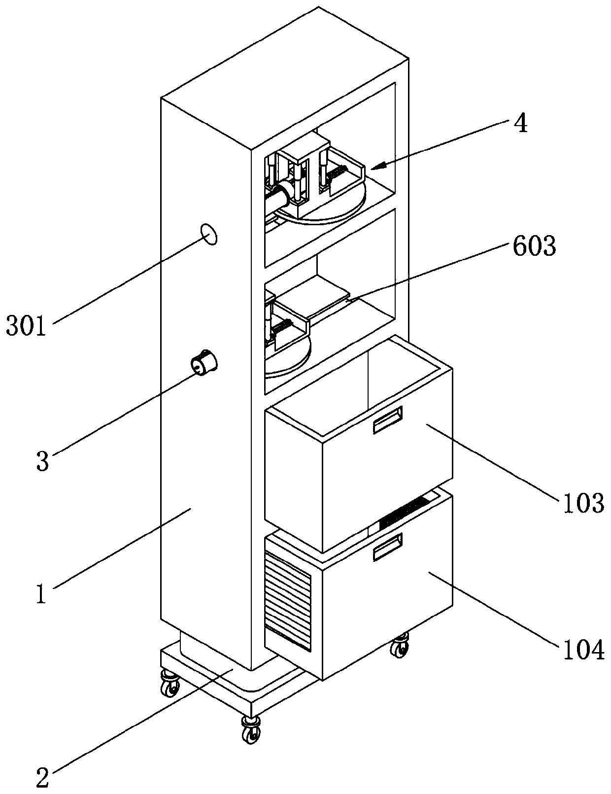 Blood storage device for clinical examination