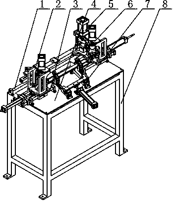 Package pipe cutting and perforation integral machine