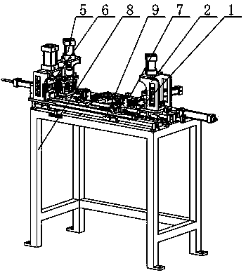 Package pipe cutting and perforation integral machine