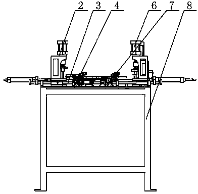 Package pipe cutting and perforation integral machine