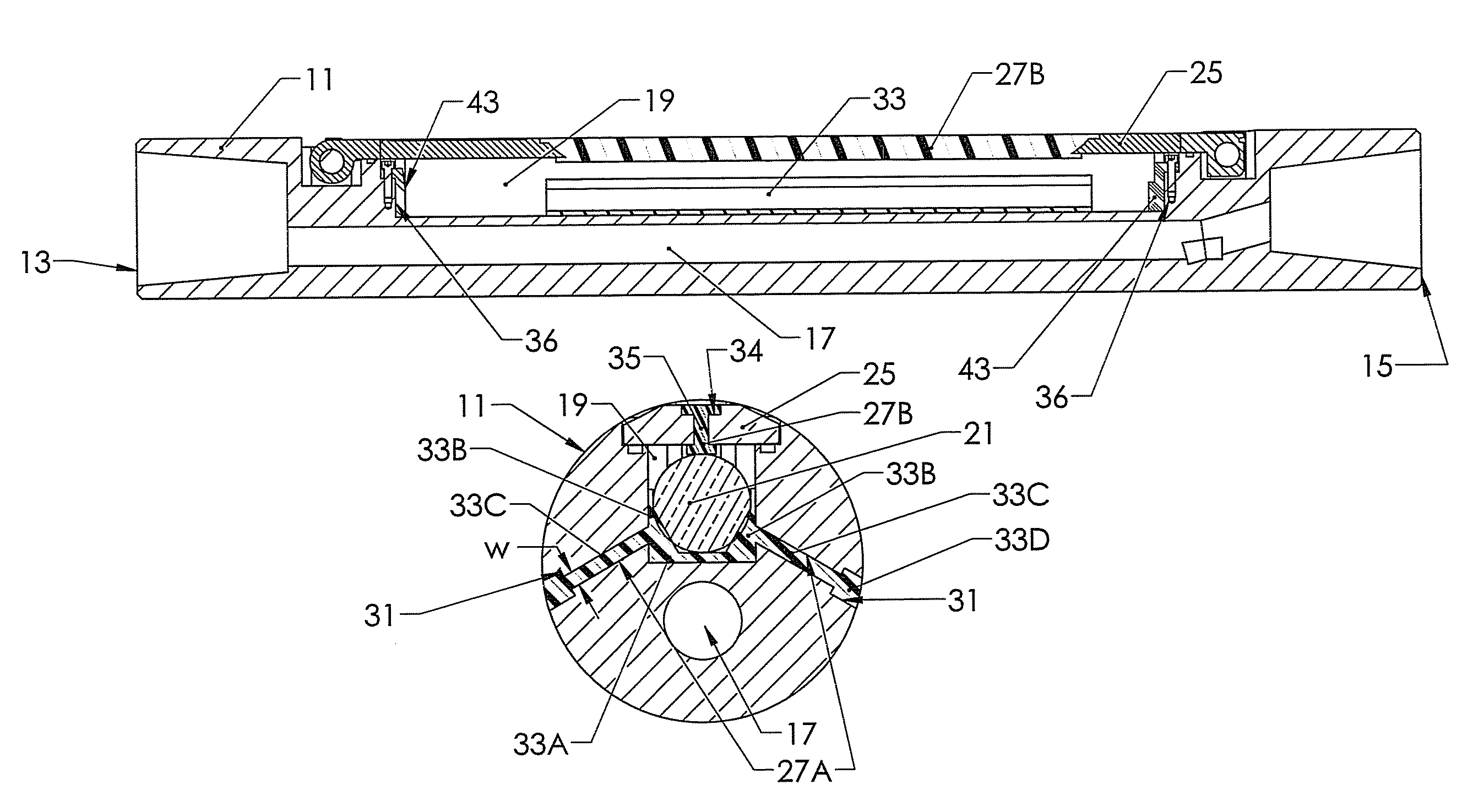 Sonde housing and bit body arrangement for horizontal directional drilling