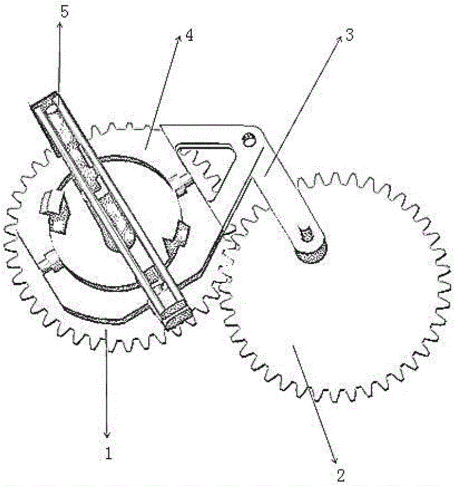 Micro flapping-wing air vehicle drive mechanism