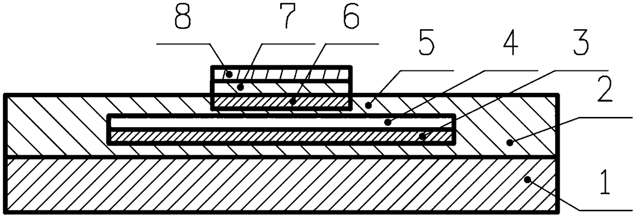 Novel flexile shearing strength and pressure sensor structure and manufacturing method thereof