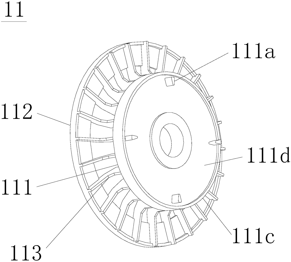 Motor blade, brushless motor, rotor assembly of brushless motor and food processor