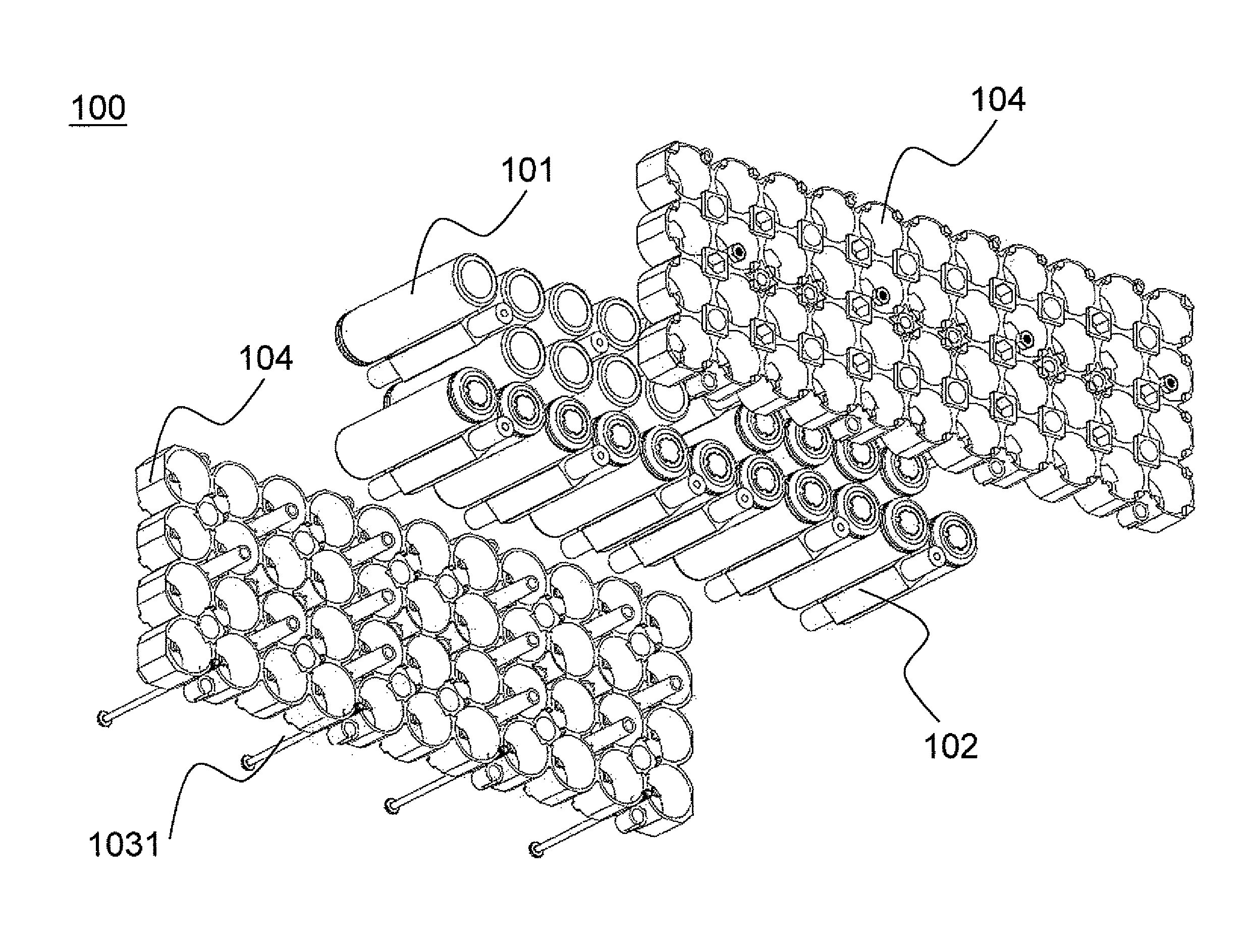 Battery pack having cooling system