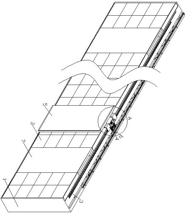 Drawing curtain hidden type display device