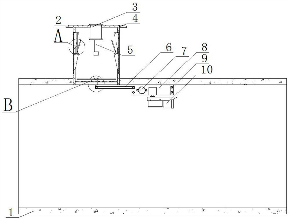 Intelligent monitoring and alarm device for urban compositive pipe gallery