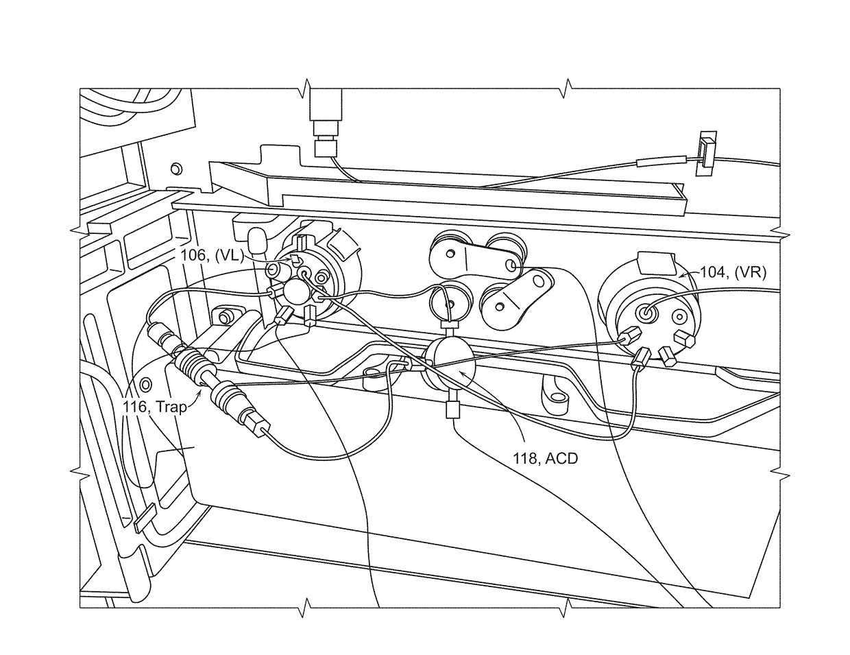 Multi-dimensional chromatography system using at-column dilution