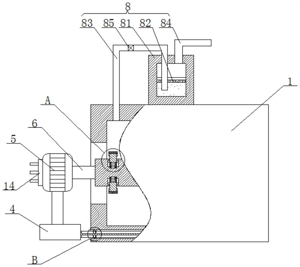 A cast iron pipe zinc spraying machine with rapid zinc spraying function