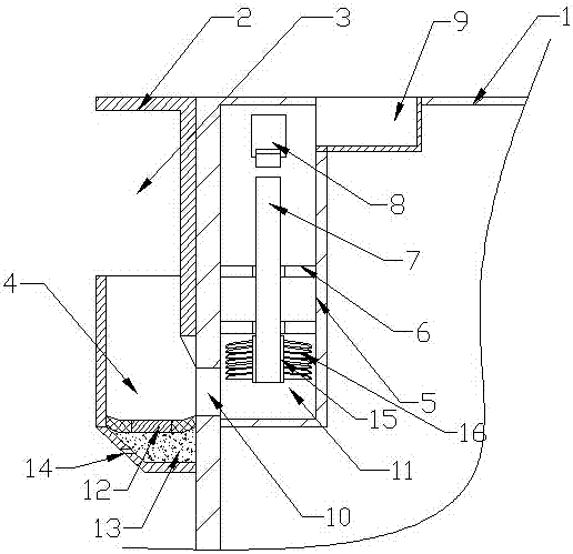 A durable rainproof and windproof distribution box