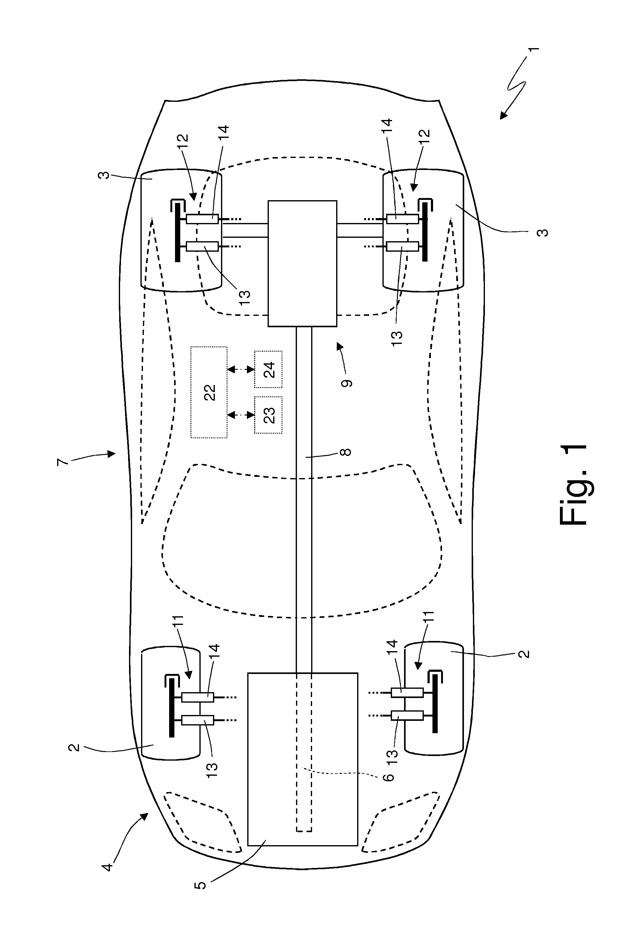 Method to control toe angle and camber angle in active rear suspensions of cars