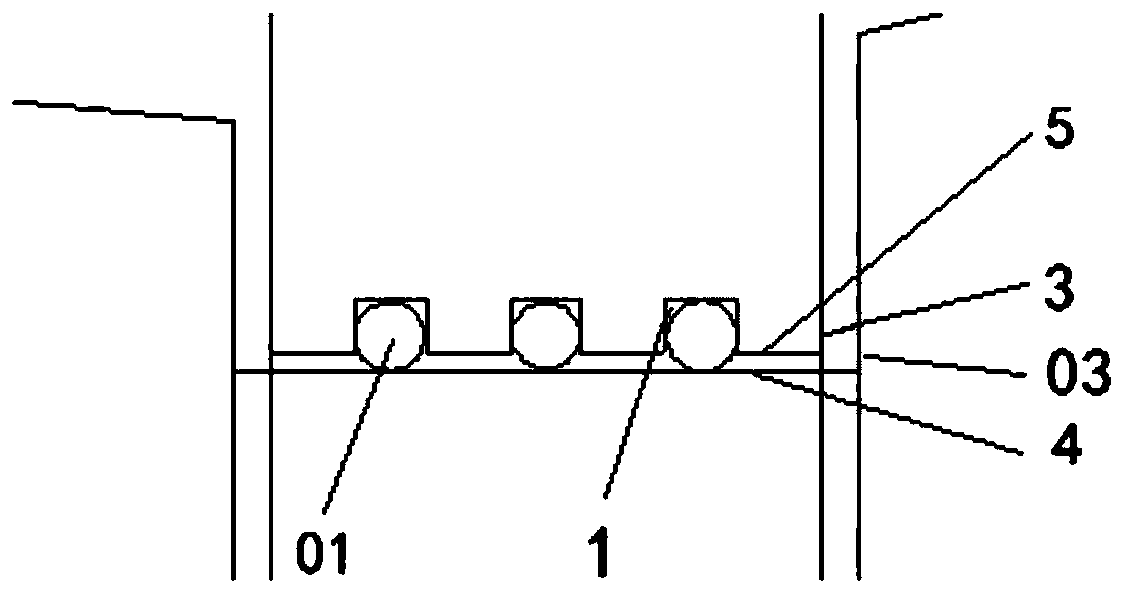 Box girder prestress pipeline positioning device