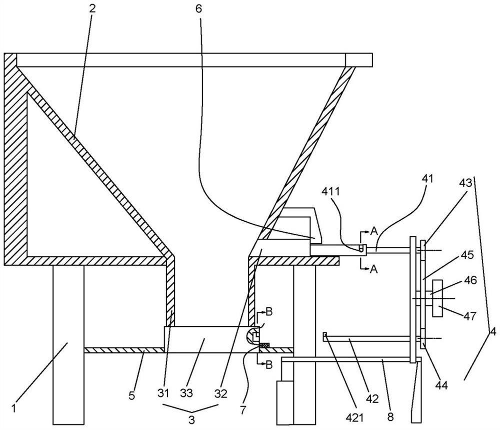 A kind of dry-hanging stone grooved dust-proof device